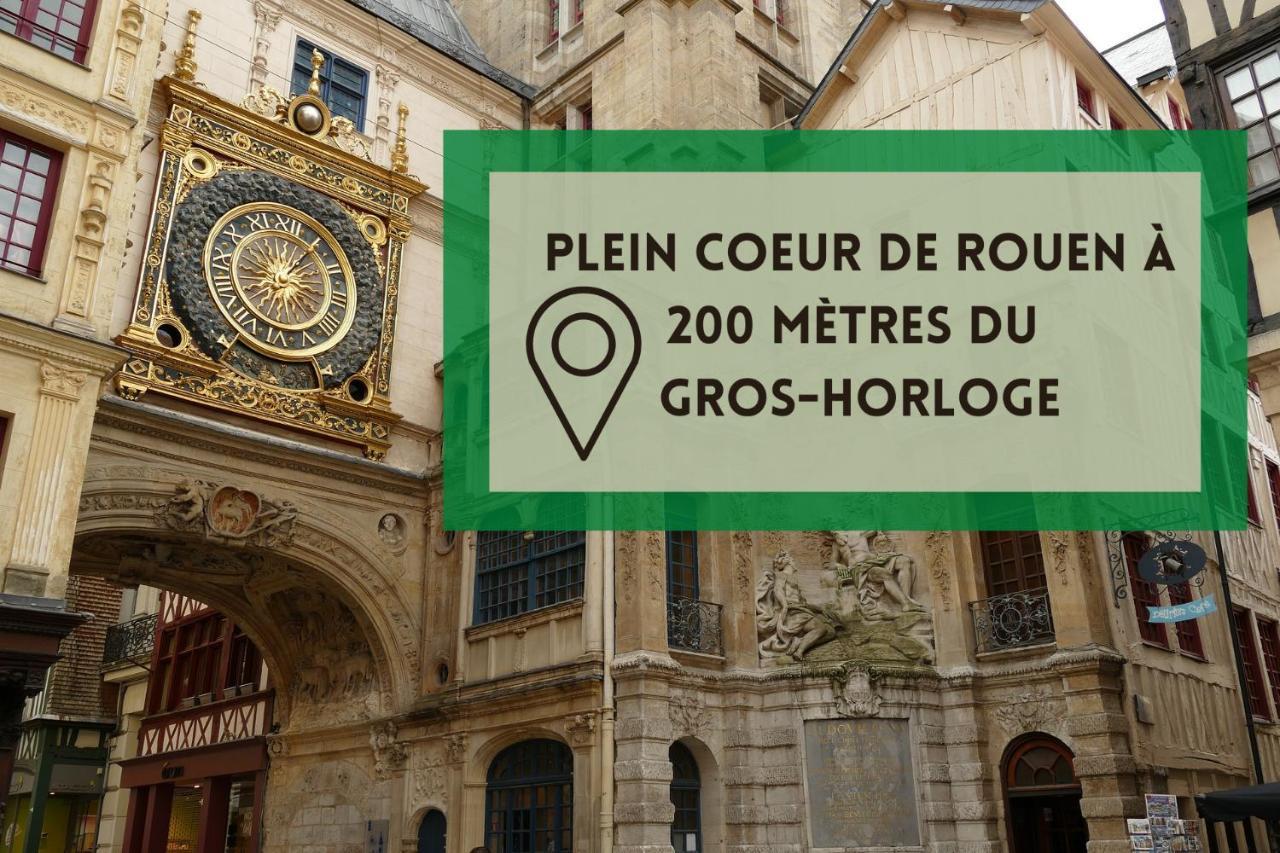 Studio Au Coeur De Rouen, 4 Personnes, Calme & Elegant Екстериор снимка